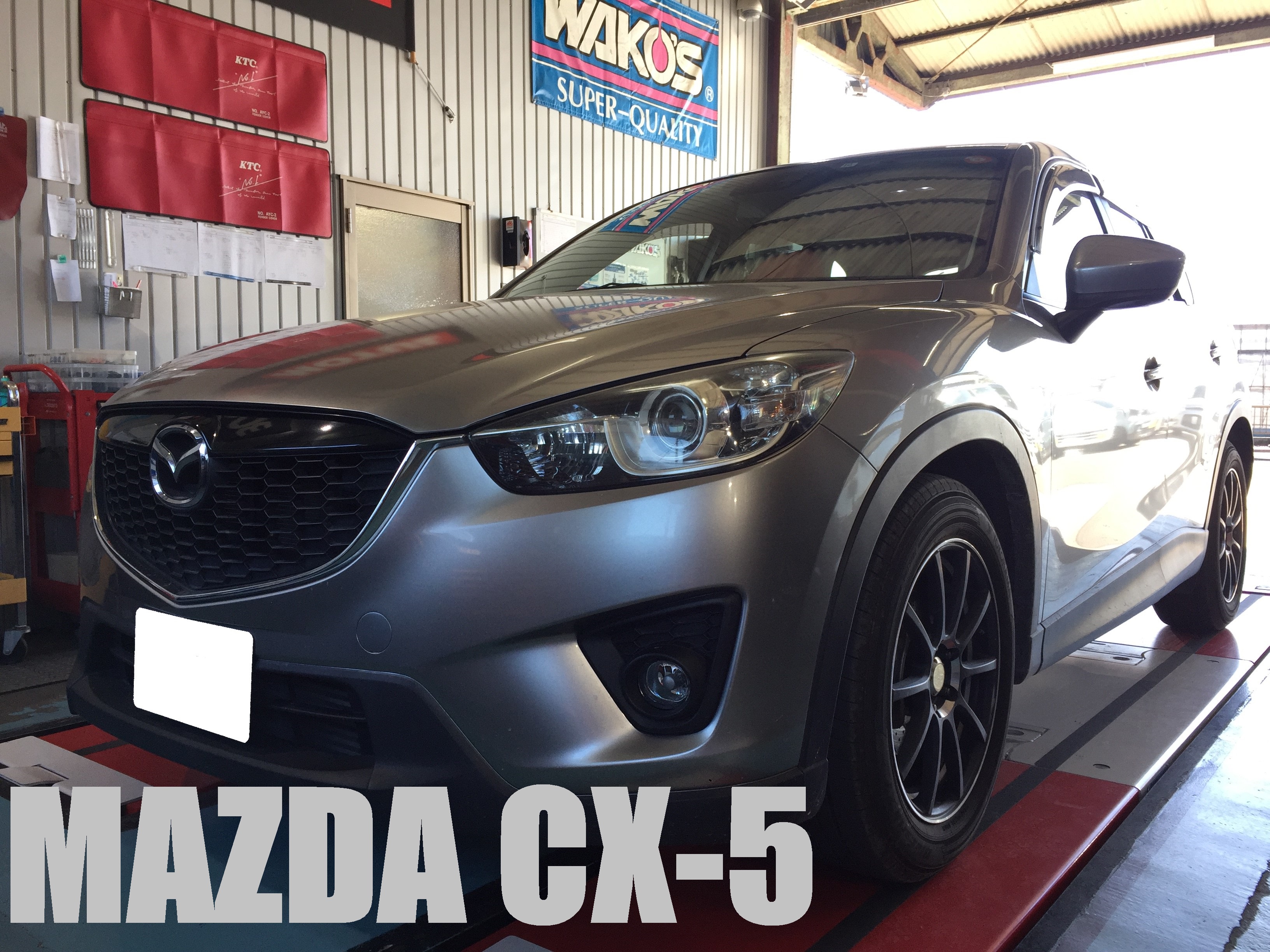 ・マツダ CX-5 ディーゼル「エンジンオイル交換」させて頂きました。