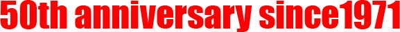 50th anniversary since1971